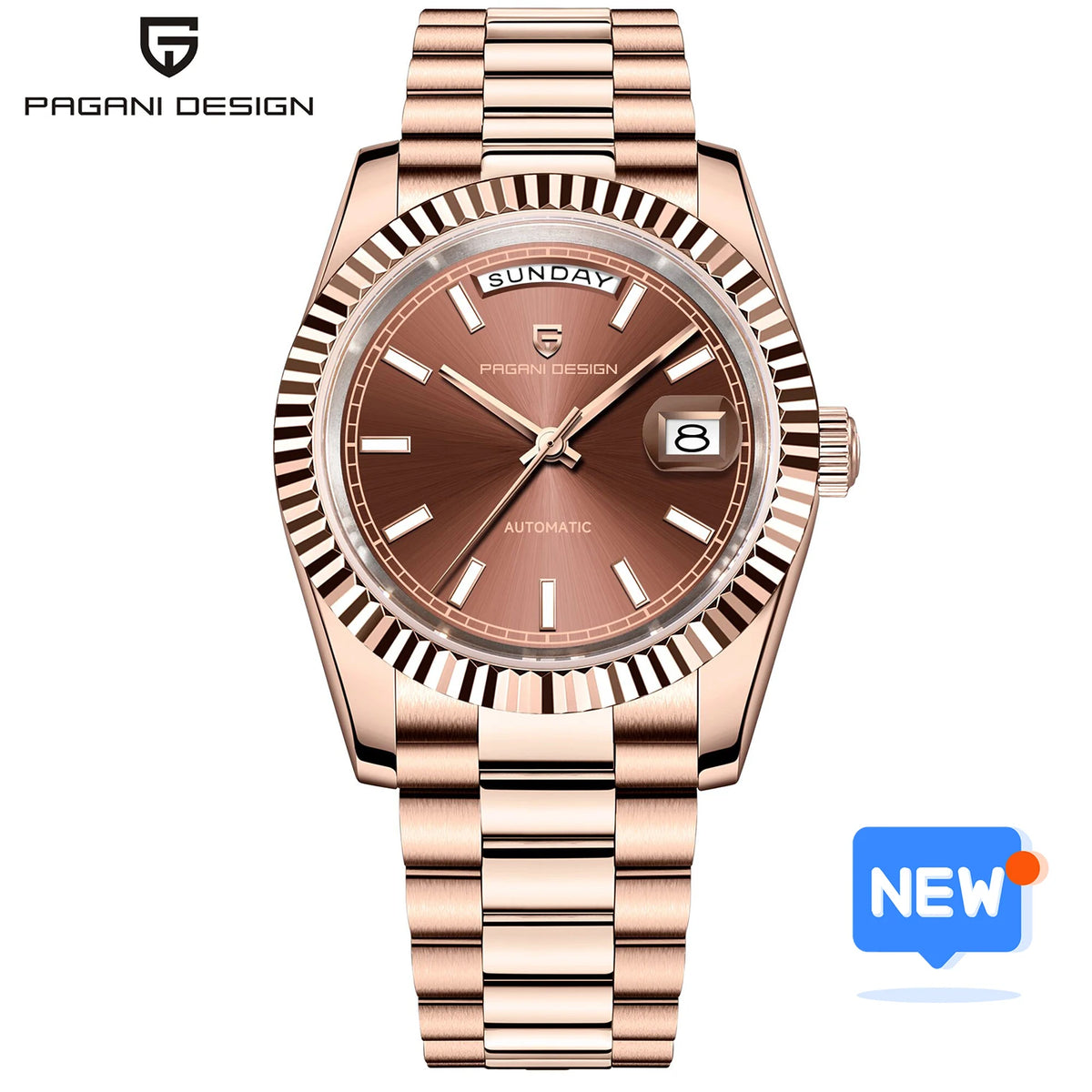 PAGANI DESIGN DD36 Luxury Automatic Watch For Men AR Sapphire Glass Stainless steel Mechanical Wristwatch EU Warehouse delivery