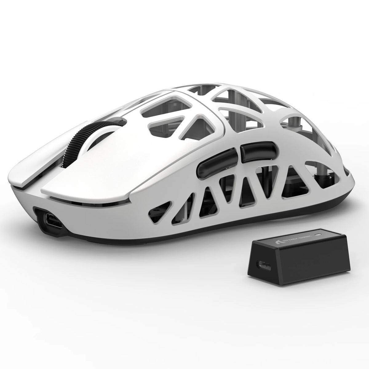 ATTACK SHARK R2 Gaming Mouse Magnesium Alloy, PAW3950 Sensor, Tri-Mode Wireless, 42000 DPI, 8000Hz, 45g Ultralight Gaming Mouse