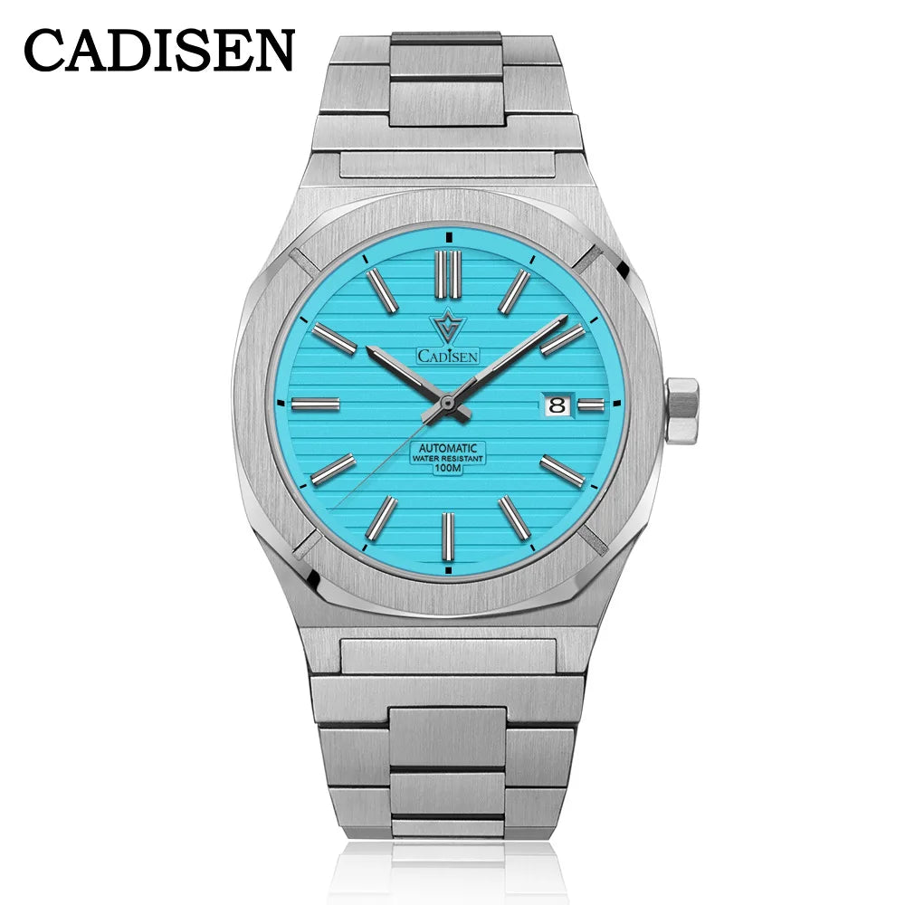 CADISEN Watch for Men Luxury Automatic Men Miyota 8215 Movement Sapphire Crystal 42mm Dial 100m Waterproof Wristwatches C8200
