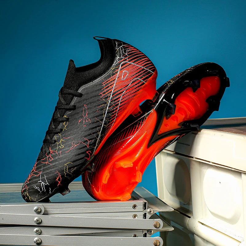 New Men's Football Boots Wholesale Cleats Non-Slip Sneakers Training Soccer Shoes Top Quality FG Drop Shipping Unisex Adult