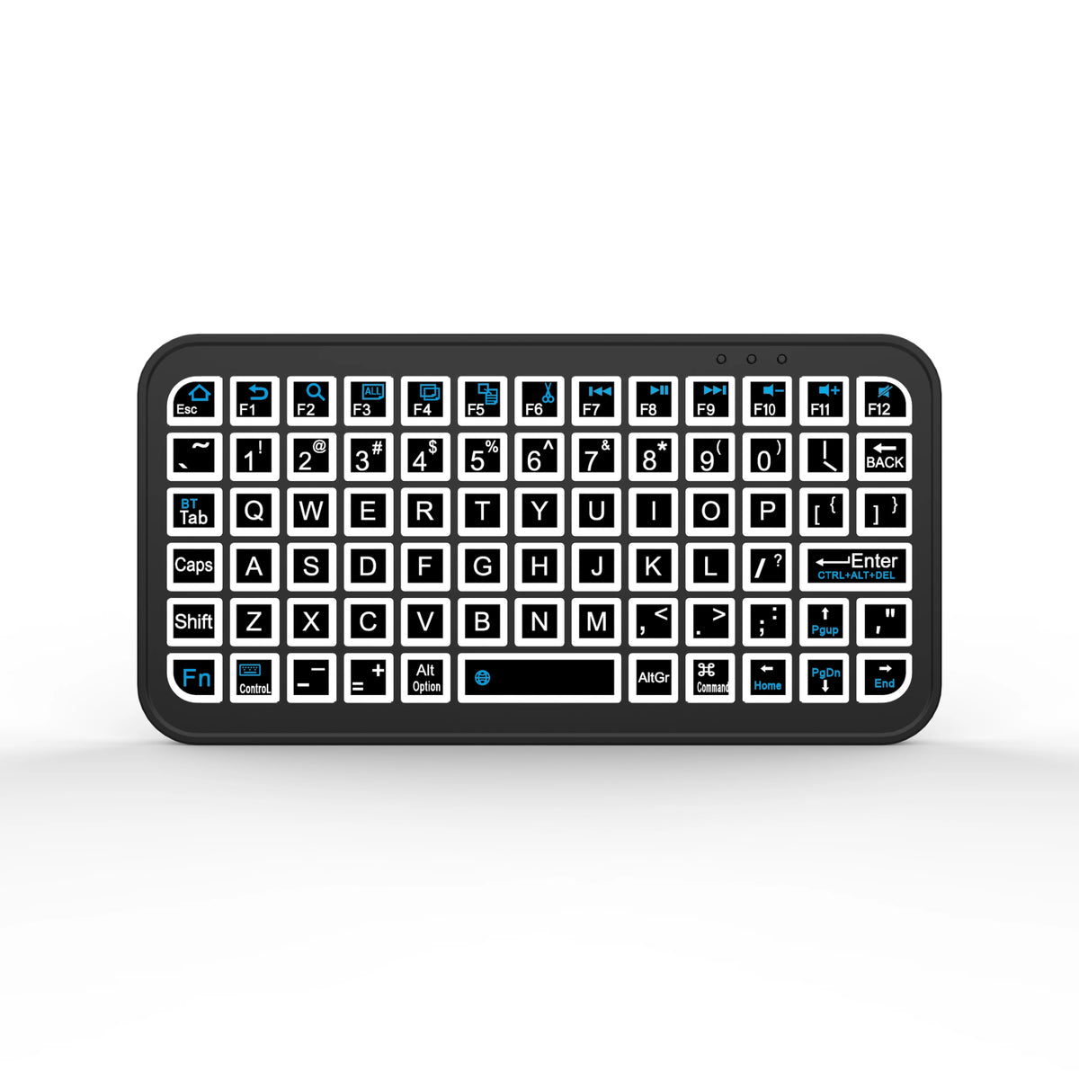 Mini Backlit RGB Bluetooth Keyboard for PC Tablet Laptop Rechargeable Wireless Bluetooth Keyboard for iPad IOS Android Macbook