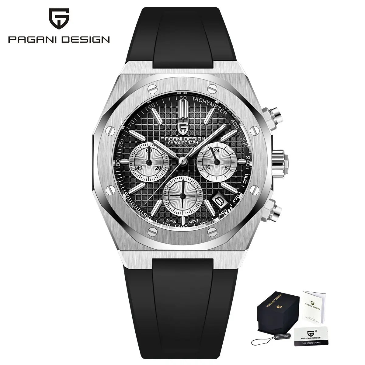 PAGANI DESIGN 2026 New VK63 Men's Business Quartz Watch Sapphire Stainless Steel 20Bar Waterproof Sports Chronometer Code Watch