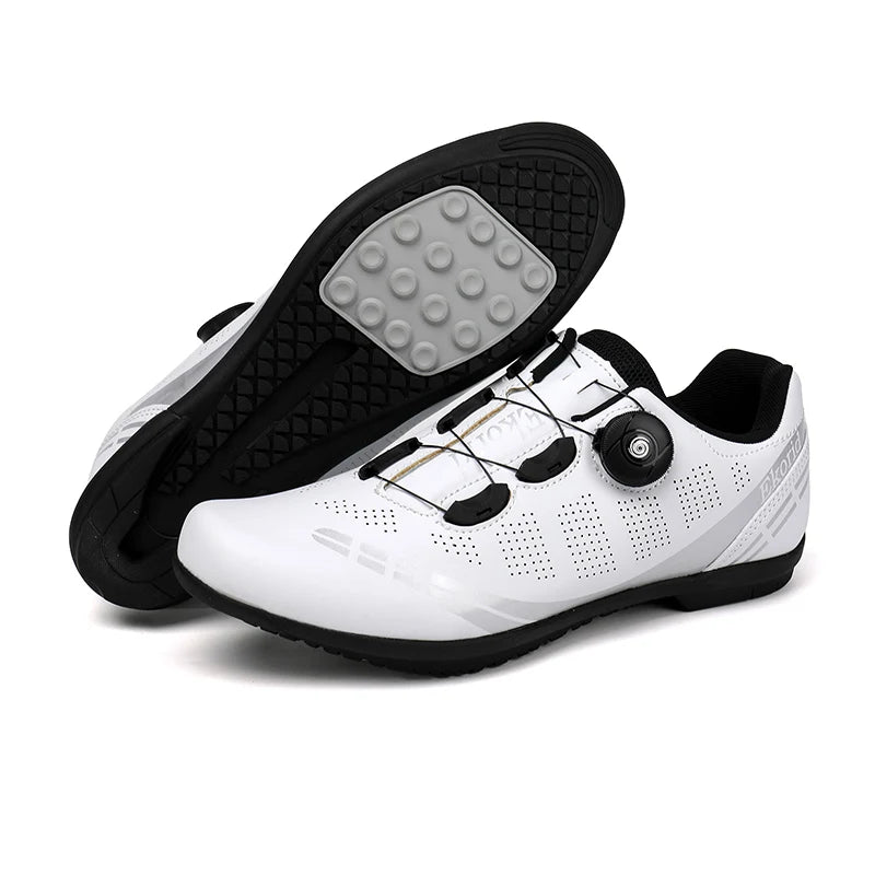 Unisex Cycling Shoes Speed Competitive Cycling Shoes SPD Road Bike Lock Shoes Breathable MTB Mountain Off-Road Cycling Shoes