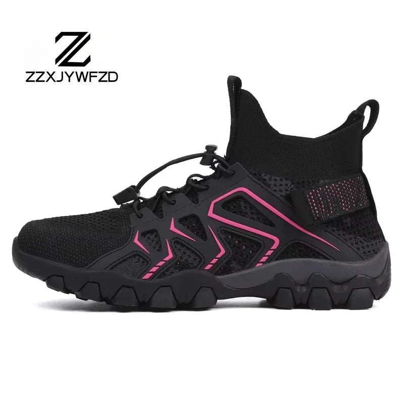Unisex Breathable Quick Drying Fishing Water Sport Shoes Summer Upstream Barefoot Aqua Boots Outdoor Non-Slip Women Beach Shoes