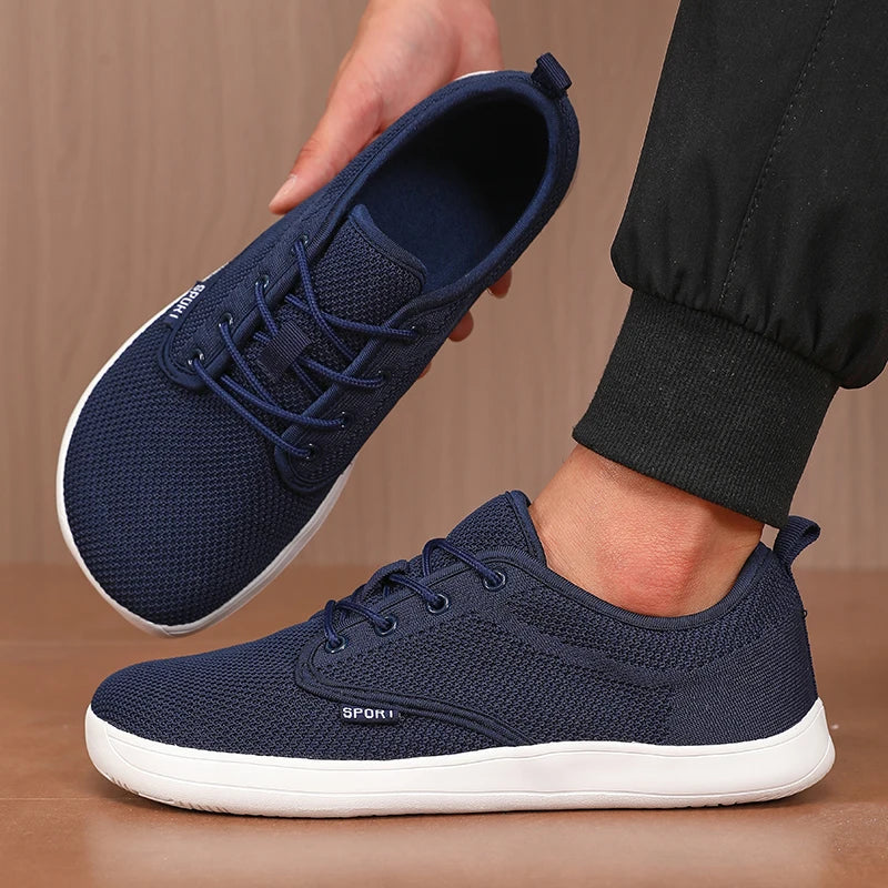 Women's Walking Flat Shoes Soft Mesh Suitable for Travel Wide Palms Lightweight Support Fitness and Leisure Sports Shoes for Men