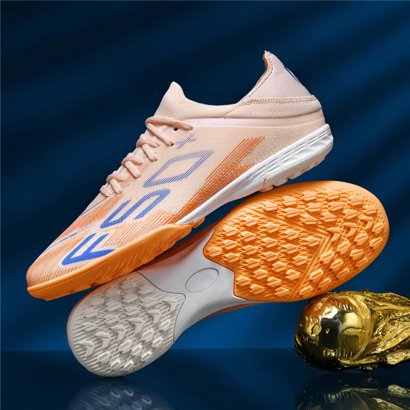 Ultralight Outdoor Sport Men's Soccer Shoes Training Football Sneakers for Youth Turf Soccer Cleats Cleats Non-Slip