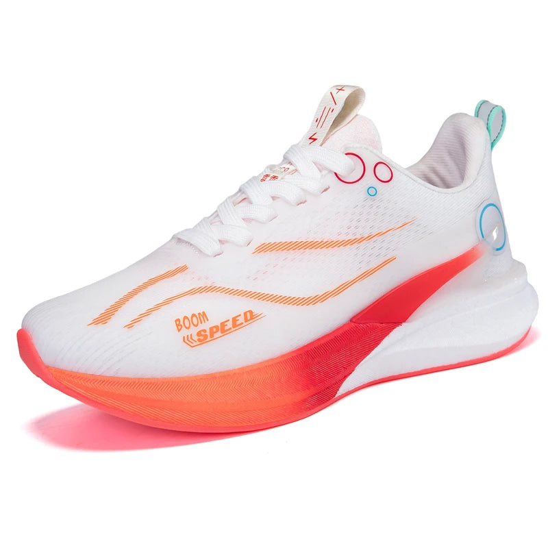 2025 Men's and Women's Professional Carbon Plate Marathon Running Shoes Shock Absorption Ultra-light Stable Support Sports Shoes