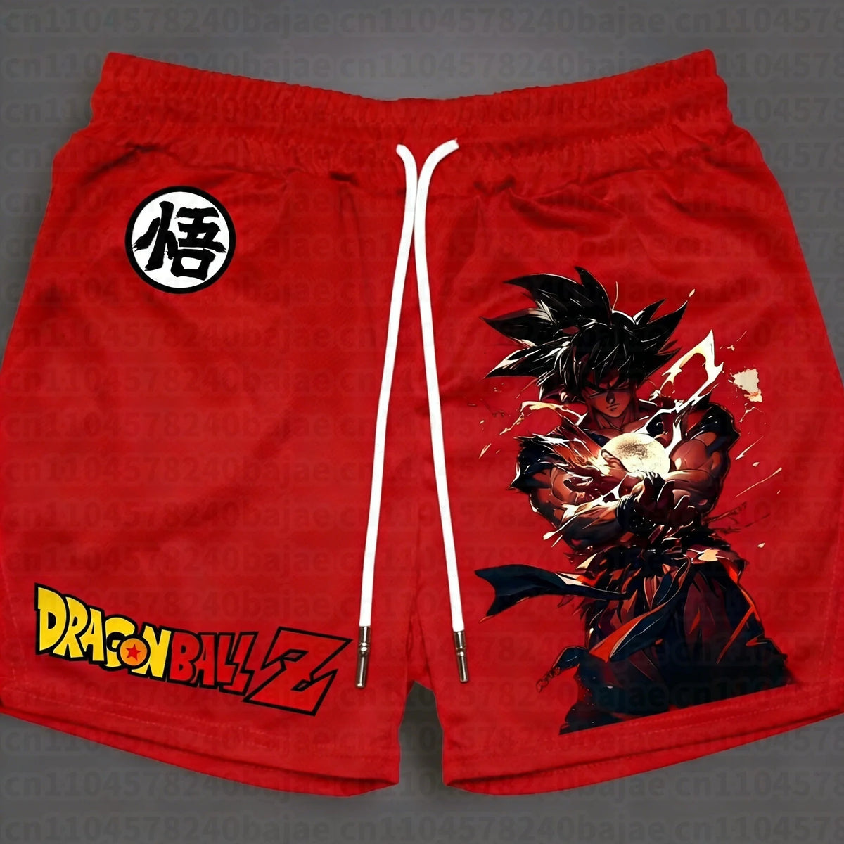 2026 Adult Boys Loose Short Hot Summer Mens Male Beach Pants Top Short Gift Sweatpants Goku Dragon Ball Z Gym Casual Shorts Hot