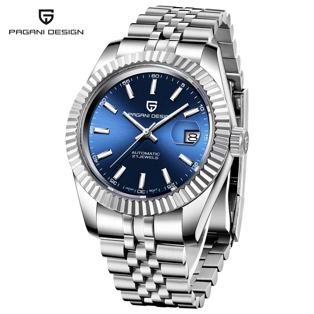 2026 New PAGANI DESIGN Watches Luxury Gold And Silver Mechanical Watches For Men Stainless Steel Sapphire Mirror Automatic Watch