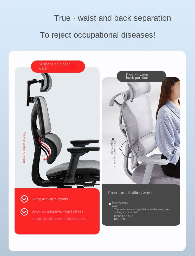 UVR Ergonomic Gaming Chair Office Chair with Reclining Backrest, Adjustable Lift Swivel Computer Gaming Chair with Armrests and Mesh Design