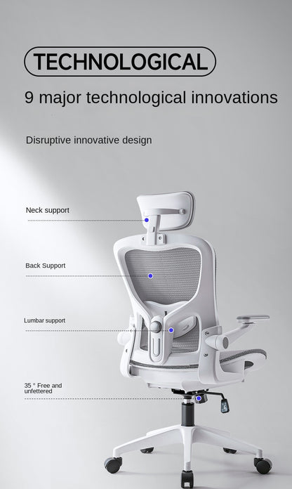 UVR Mesh Ergonomic Office Chair Adjustable Swivel Computer Chair with Armrests, Comfortable Executive Gaming Chair, Lift Recliner Desk Chair
