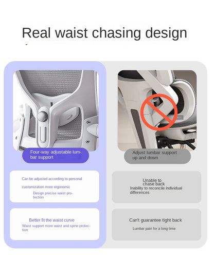 UVR Mesh Ergonomic Office Chair Adjustable Swivel Computer Chair with Armrests, Comfortable Executive Gaming Chair, Lift Recliner Desk Chair