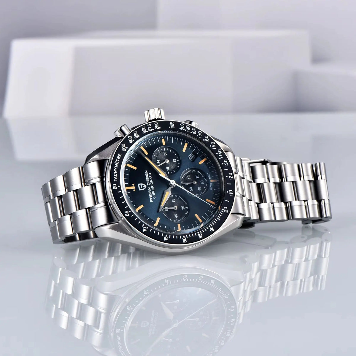 PAGANI DESIGN 2026 New CK2988 Moon Watches Retro Top Luxury Quartz Watch For Men Sapphire glass Speed Chronograph Wristwatch Men