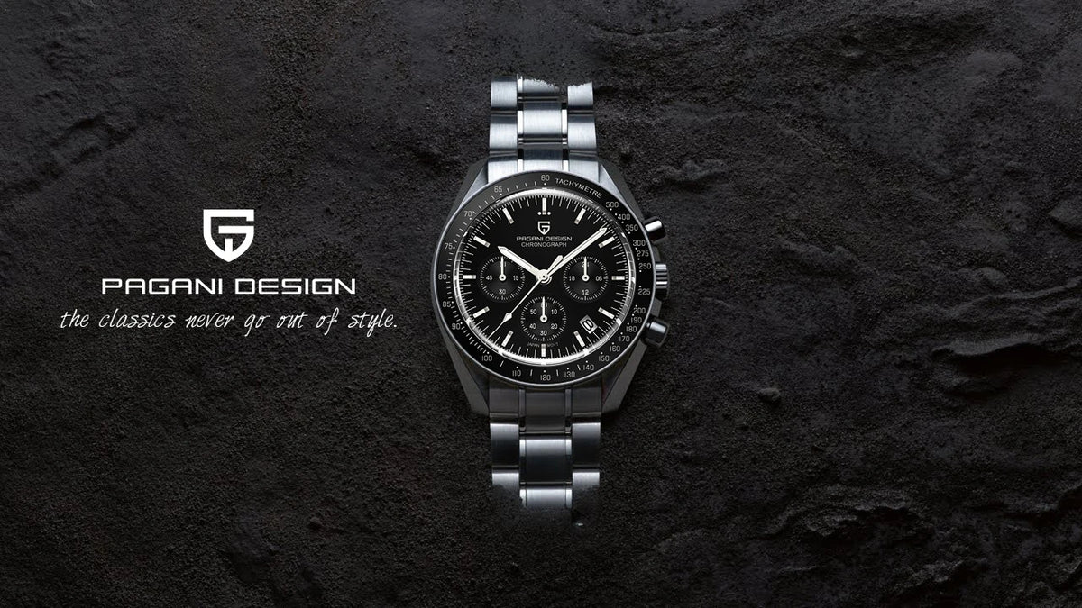PAGANI DESIGN Moon ST6 luxury automatic men’s Watch, business watch for men, mechanical watch, luminous, sapphire glasses, nylon strap, EU local delivery 2026