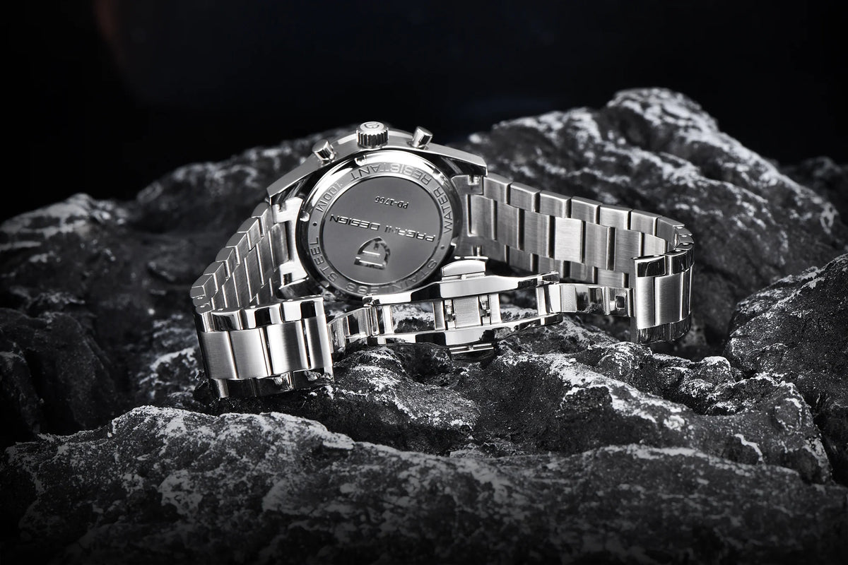 PAGANI DESIGN New 2026 Retro Luminous Moon Watch men Quartz speed Sport Chronograph AR Sapphire mirror VK64 Steel Men's Watches