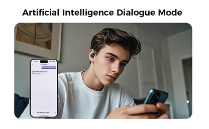 AI Translator Earbuds Erazer XP6 Wireless Bluetooth Gaming Headphones – Waterproof AI Translation Earbuds with APP Control, Deep Bass Sound & Microphone