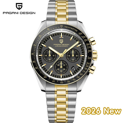 PAGANI DESIGN Moon ST6 luxury automatic men’s Watch, business watch for men, mechanical watch, luminous, sapphire glasses, nylon strap, EU local delivery 2026