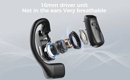 AI Translator Earbuds Erazer XP6 Wireless Bluetooth Gaming Headphones – Waterproof AI Translation Earbuds with APP Control, Deep Bass Sound & Microphone