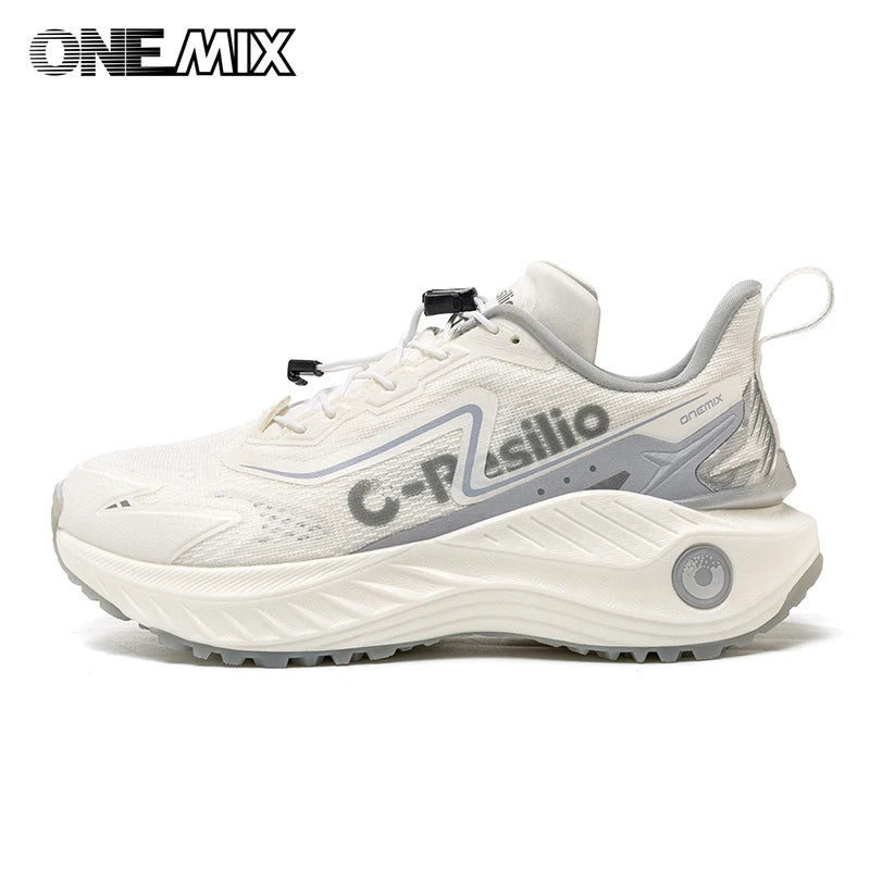 ONEMIX Outdoor Hiking Shoes Casual Mesh Sports Light Wear Running Shoes Men Non-slip Wear-resistant Climbing Shoes Women