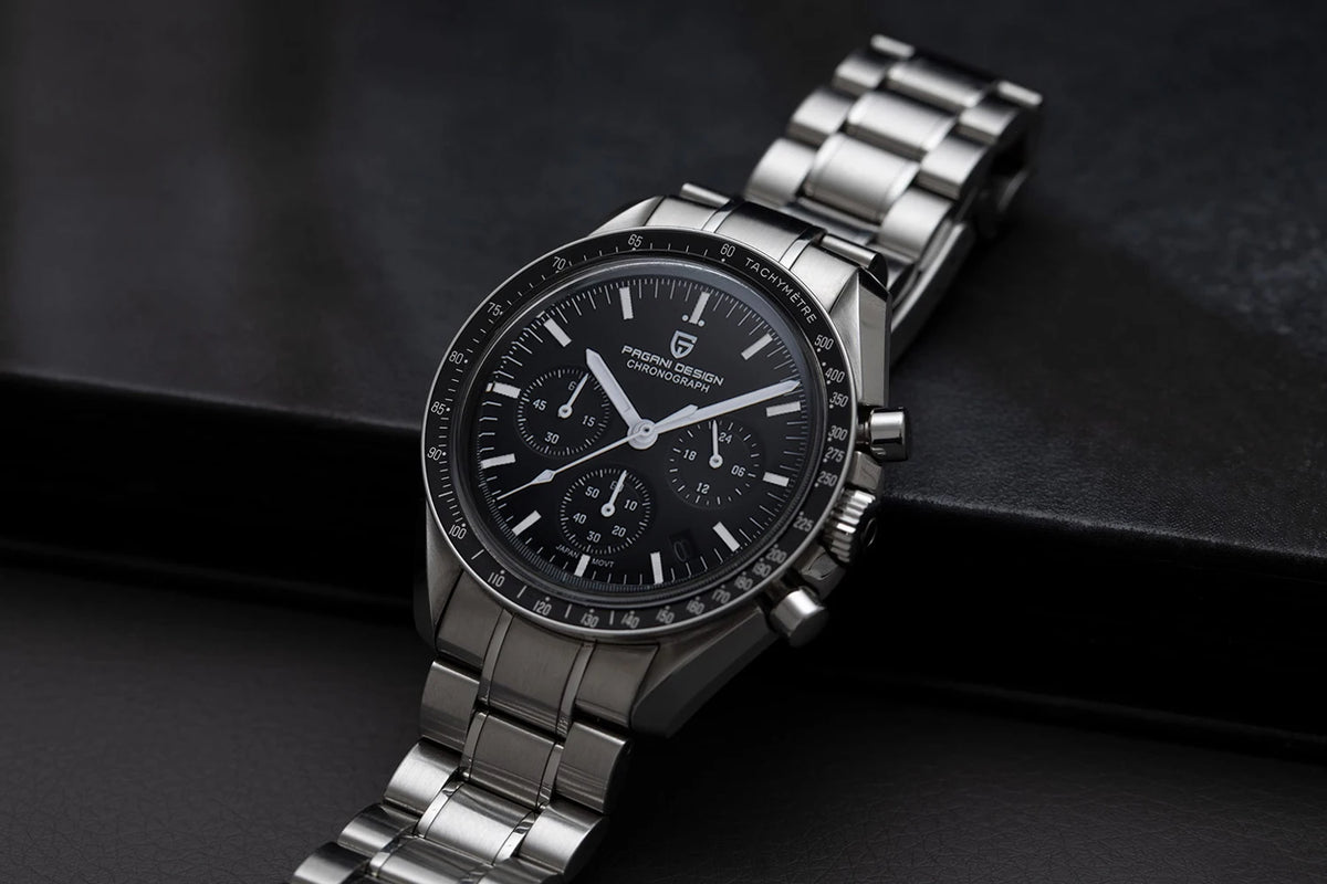 2026 New PAGANI DESIGN Mens Watches Panda Moon Watch Luxury Quartz Watch For Men Automatic Date Sport Chronograph Wristwatch Men