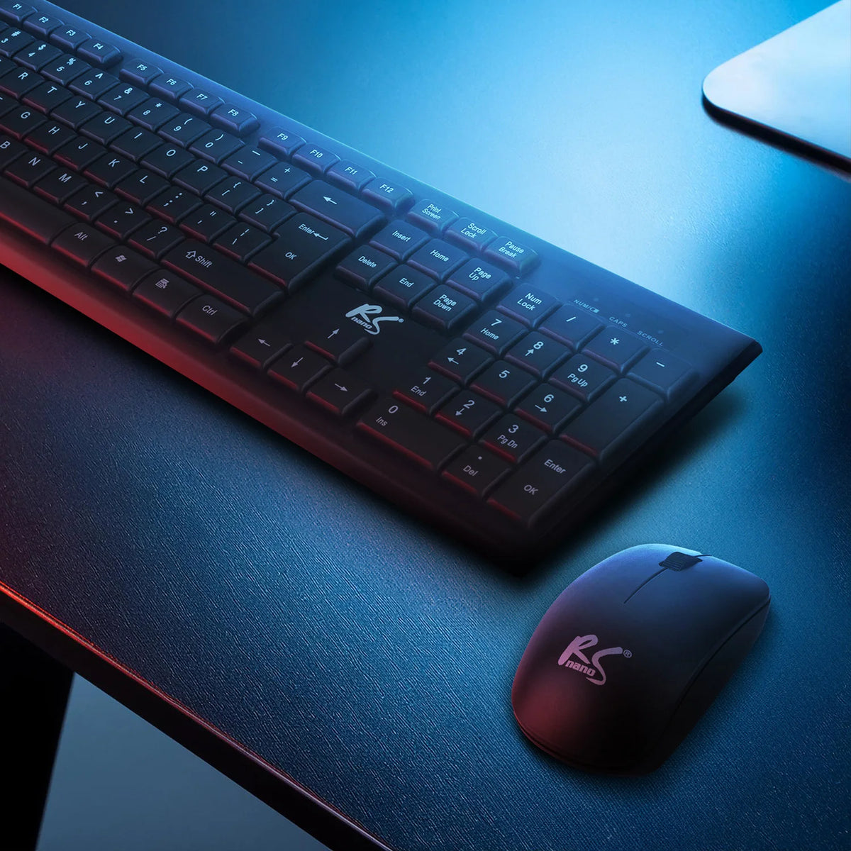 QWERTY NanoRS RS580 wireless keyboard and mouse kit