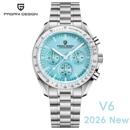PAGANI DESIGN Moon ST6 luxury automatic men’s Watch, business watch for men, mechanical watch, luminous, sapphire glasses, nylon strap, EU local delivery 2026