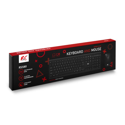QWERTY NanoRS RS580 wireless keyboard and mouse kit