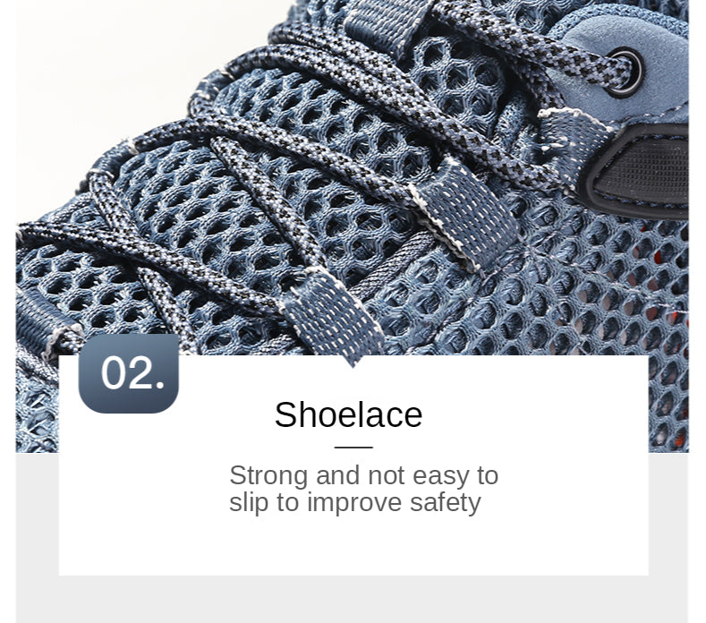 HUMTTO New Summer Hiking Sneakers Shoes for Men Breathable Outdoor Trekking Sport Mens Shoes Climbing Hunting Walking Man Shoes