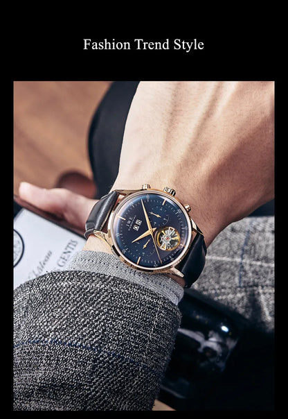 Montre CARNIVAL Mechanical Dress Watches for Men Brands Luxury Sapphire Automatic Wristwatches Mens Waterproof 2025 Reloj Hombre