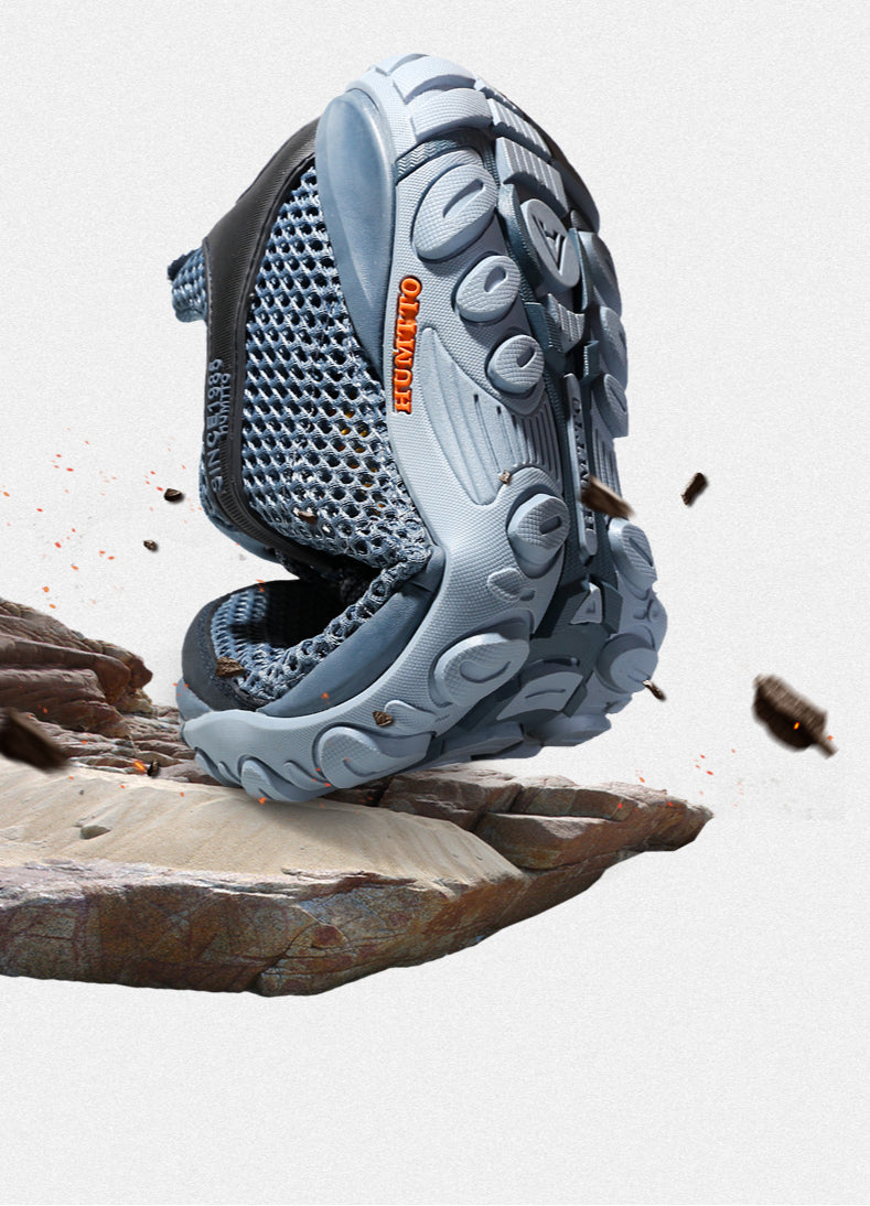 HUMTTO New Summer Hiking Sneakers Shoes for Men Breathable Outdoor Trekking Sport Mens Shoes Climbing Hunting Walking Man Shoes