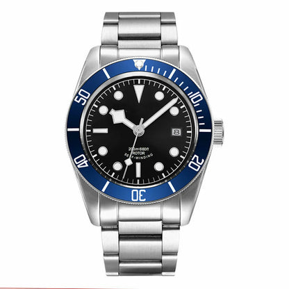 Luxury Customizable Logo Waterproof Japan nh35 Automatic Mechanical Wristwatch Full Steel Sapphire Men Watch Dress Male Clock