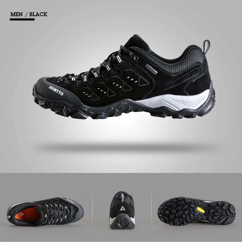 HUMTTO Trekking Shoes for Women Winter Hiking Shoes Womens Waterproof New Luxury Designer Climbing Leather Casual Woman Sneakers
