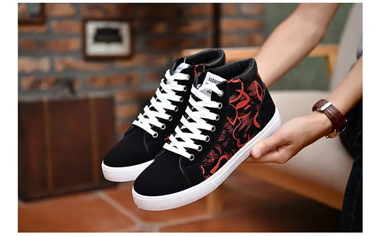 Men Casual Skateboarding Shoes High Top Sneakers Sports Shoes Men Outdoor Breathable Street Walking Shoes 48 Chaussure Homme 47