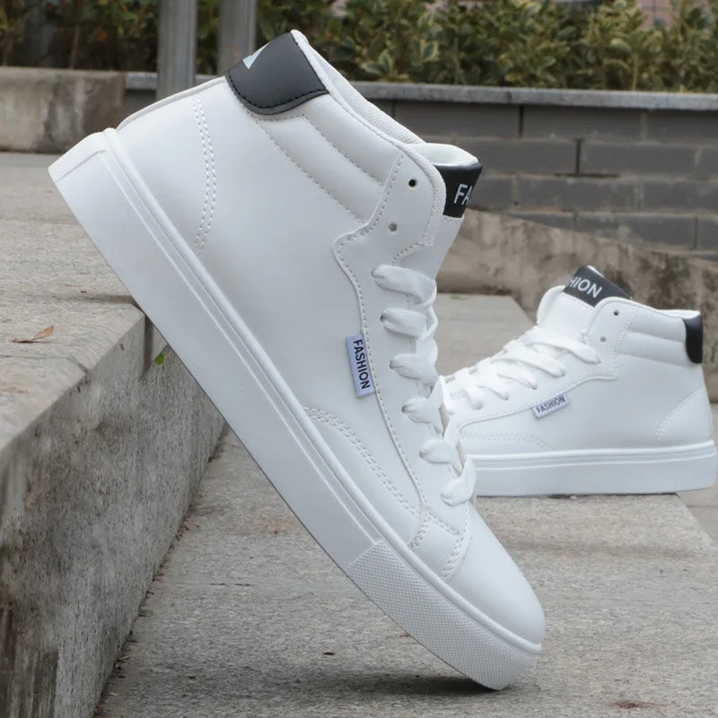 Men's Casual Skateboarding Shoes High Top Sneakers Sport tenis Shoes Breathable Walking Shoes Street Shoes zapatillas de hombre