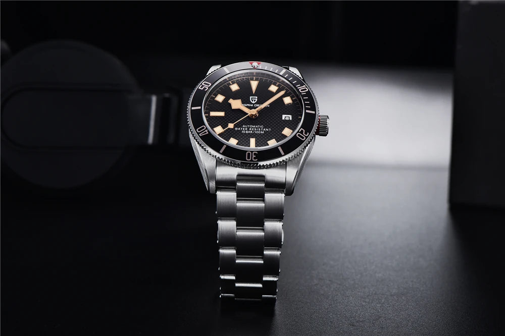 2026 New PAGANI DESIGN BB58 Luxury Automatic Mechanical Men watch Sapphire Japan Movt Watch 316L All Steel Waterproof Man watch