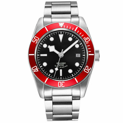 Luxury Customizable Logo Waterproof Japan nh35 Automatic Mechanical Wristwatch Full Steel Sapphire Men Watch Dress Male Clock