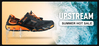 HUMTTO Brand Hiking Boots for Men Sneakers New Summer Trekking Sandals Male Breathable Outdoor Walking Climbing Water Shoes Mens