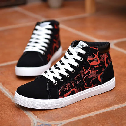 Men Casual Skateboarding Shoes High Top Sneakers Sports Shoes Men Outdoor Breathable Street Walking Shoes 48 Chaussure Homme 47
