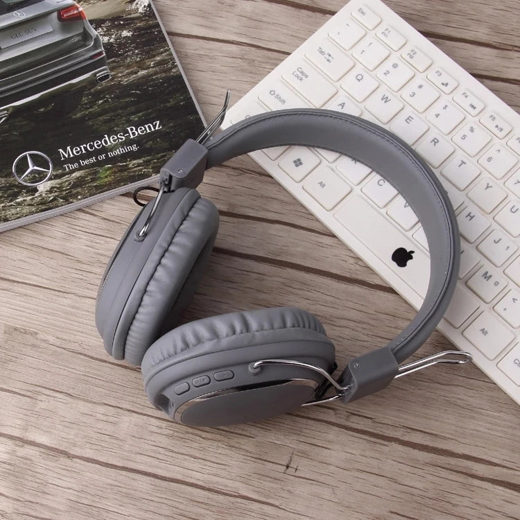 SODO SD-1004 Wireless Bluetooth 5.3 Headphones, Foldable HiFi Stereo Over-Ear Headphones with Mic, 40mm Driver, TF Card & FM Radio