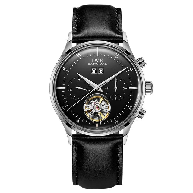 Montre CARNIVAL Mechanical Dress Watches for Men Brands Luxury Sapphire Automatic Wristwatches Mens Waterproof 2025 Reloj Hombre