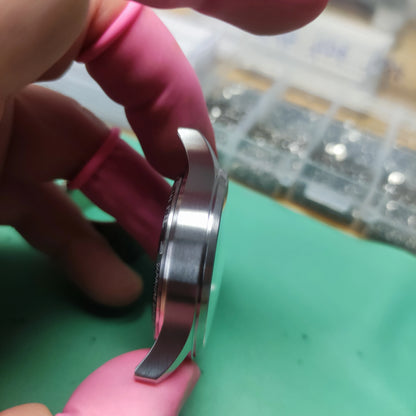 【Escapement Time】Relógio de piloto com movimento automático, mostrador preto Tipo B ou Tipo A e caixa de 40 mm, resistente à água até 100 m