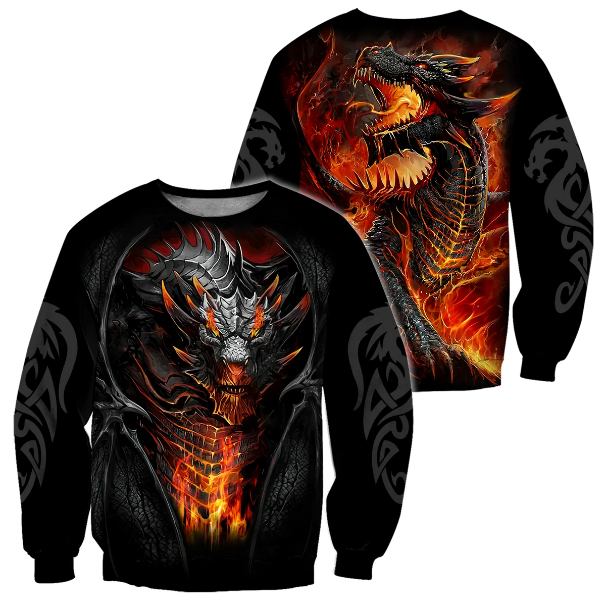 Beautiful Fire Dragon Tattoo 3D Printed Mens Hoodie Unisex hoodies Sweatshirt Autumn Streetwear Casual Jacket Tracksuit KJ747