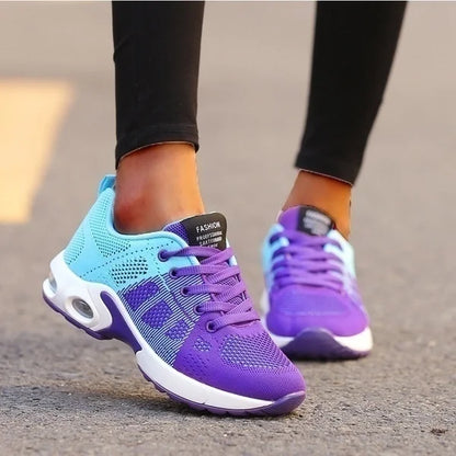 Dámské běžecké boty, prodyšná volnočasová obuv, lehké outdoorové sportovní boty, ležérní vycházkové tenisky, Tenis Feminino Shoes