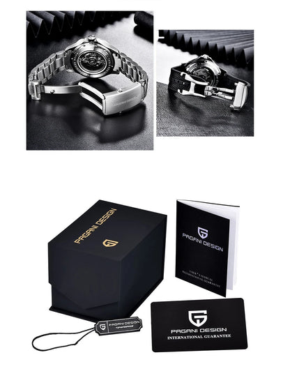 PAGANI DESIGN Men Watches 2026 New 007 Retro Luxury Automatic Watch For Men Mechanical Wristwatch Men Stainless steel Waterproof