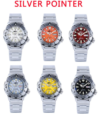 Heimdallr Sharkey Monster V2 Men's Diver Watch 316L Stainless Steel Japan NH36A Movement 200M Waterproof Men Mechanical Watches