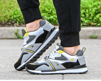 BONA New Designers Action Leather Sport Shoes Man Sneakers Running Shoes Men Tennis Male Walking Footwear Trendy Fitness