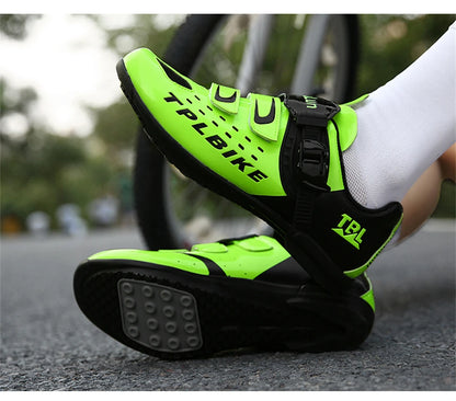 Professional Racing Road Bike Cycling Shoes Men Outdoor Non-Slip MTB Bicycle Sneakers Breathable Self-Locking Sports Cleat Shoes