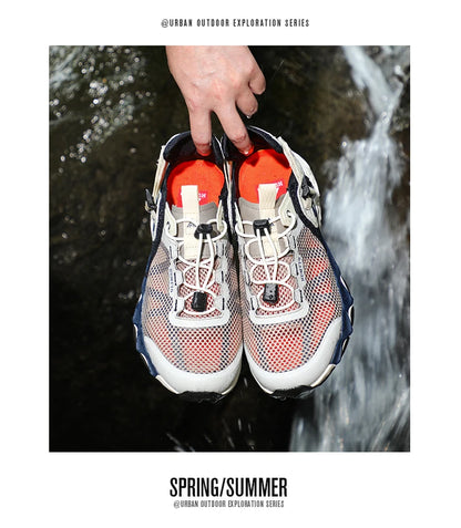 HUMTTO Brand Hiking Boots for Men Sneakers New Summer Trekking Sandals Male Breathable Outdoor Walking Climbing Water Shoes Mens