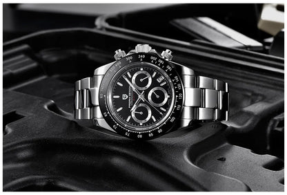 2026 New PAGANI DESIGN Brand Luxury Quartz Watch Sapphire Waterproof Luminous Men watch Japan VK63 Movt All Steel Chronograph