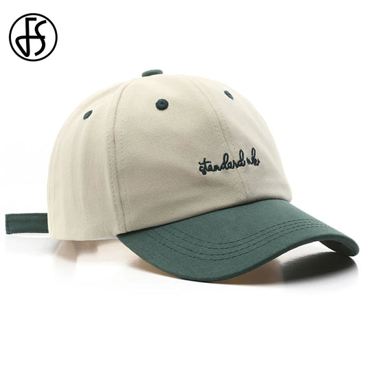FS Brand Orange Green Baseball Caps For Men Cotton Luxury Women Hats Streetwear Hip Hop Cap Letter Trucker Hats Gorras Hombre